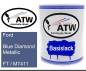 Preview: Ford, Blue Diamond Metallic, FT / M7411: 1L Lackdose, von ATW Autoteile West.
